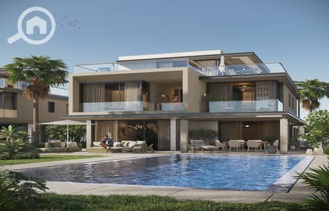 تاون هاوس 5 غرف نوم للبيع في 6 أكتوبر، الجيزة - Cam02-Type3-Backyard-Day. jpg