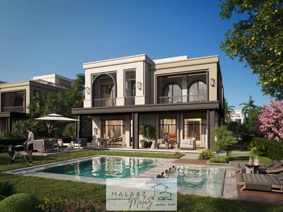 تاون هاوس 3 غرف نوم للبيع في الشيخ زايد، الجيزة - Copy of Standalone Villa Type A back day (1). jpg