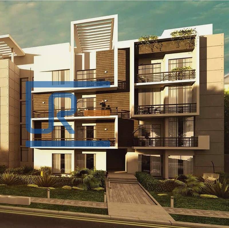 3 Apartments with garden for sale in Fifth Square. jpg