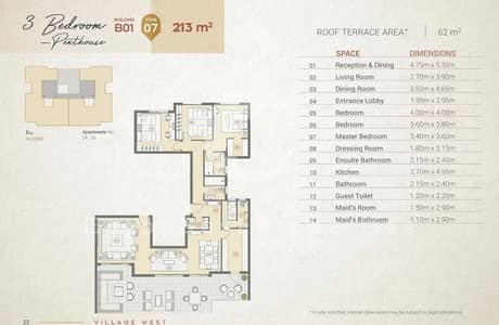 3 Bedroom Penthouse for Sale in Sheikh Zayed, Giza - 2fd053ea-0ea6-4a18-aa0b-a909635815d6. jpeg
