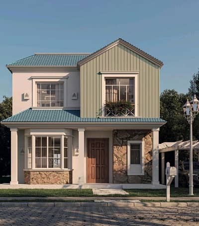 فیلا 4 غرف نوم للبيع في مدينة المستقبل، القاهرة - Luxury Standalone Villa in Mountain View – Aliva River Park