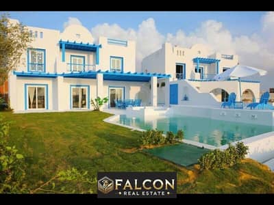 3 Bedroom Villa for Sale in North Coast, Matruh - mountain-view-north-coast-crete-chalet-villa-for-sale-8-1-scaled. jpg