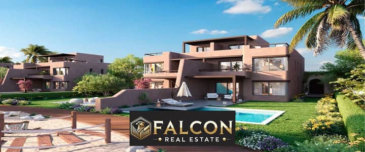 شاليه 2 غرفة نوم للبيع في العين السخنة، السويس - Chalets-For-Sale-in-Hacienda-Blue-North-Coast. jpg