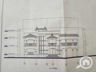 11 Bedroom Villa for Sale in New Cairo, Cairo - Villa for sale, concrete structure in Al-Narges 1, direct view of the 90th Street, New Cairo