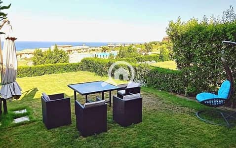 شاليه 3 غرف نوم للبيع في الساحل الشمالي، مطروح - 3غرف سي ڤيو للبيع بالتقسيط علي 8سنين في راس الحكمة بقرية كالي كوست