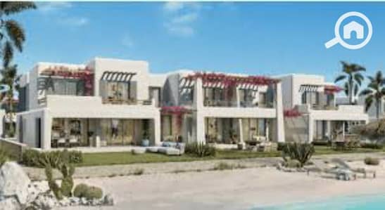 3 Bedroom Twin House for Sale in North Coast, Matruh - Villa for sale by the sea at kilometer 135, finished in the Bianchi Village on the North Coast