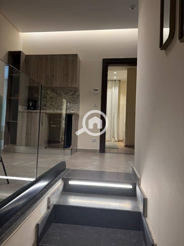 The last penthouse for sale, immediate delivery, installment over 9 years in the Golden Square, New Cairo