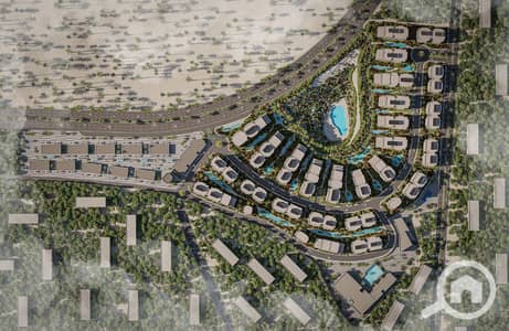 2 Bedroom Apartment for Sale in Mokattam, Cairo - امام up town cairo علي الكورنيش الجديد شقة للبيع داخل كمباوند ع 8 سنين