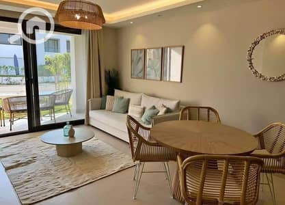 2 Bedroom Chalet for Sale in Ain Sukhna, Suez - شالية استلام السنه جايه مشتطب بالكامل سي ڤيو للبيع ف قرية أزها ا