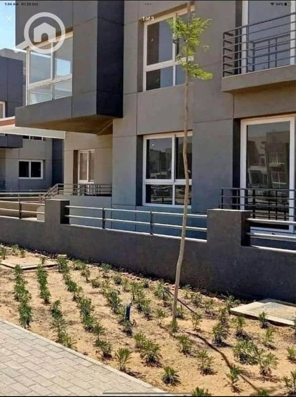 شقة دور اول للبيع بجوار مدينة الرحاب مباشرة في كمبوند كريك تاون هاوس