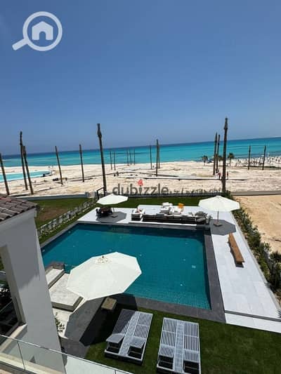 6 Bedroom Villa for Sale in North Coast, Matruh - اخر فيلا علي البحرررر جاهزه للبيع في هاسيندا الساحل بالم هيلز Hacienda