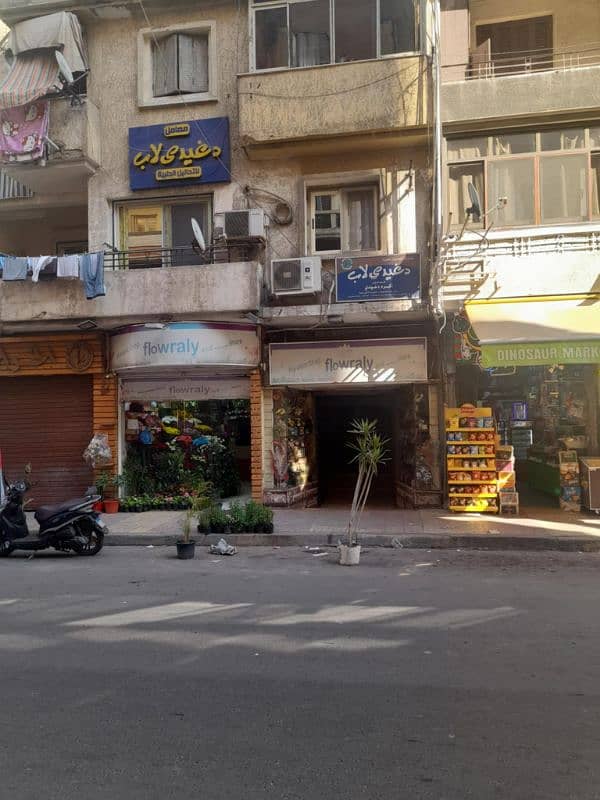 محل تجارى. بسبورتينج. شارع بورسعيد