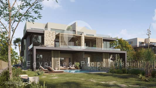 3 Bedroom Chalet for Sale in North Coast, Matruh - F1_-_GARDEN_VIEW. jpg