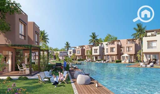 شاليه 2 غرفة نوم للبيع في الساحل الشمالي، مطروح - هاسيندا-ووترز-الساحل-الشمالي-Hacienda-Waters-North-Coast. jpg