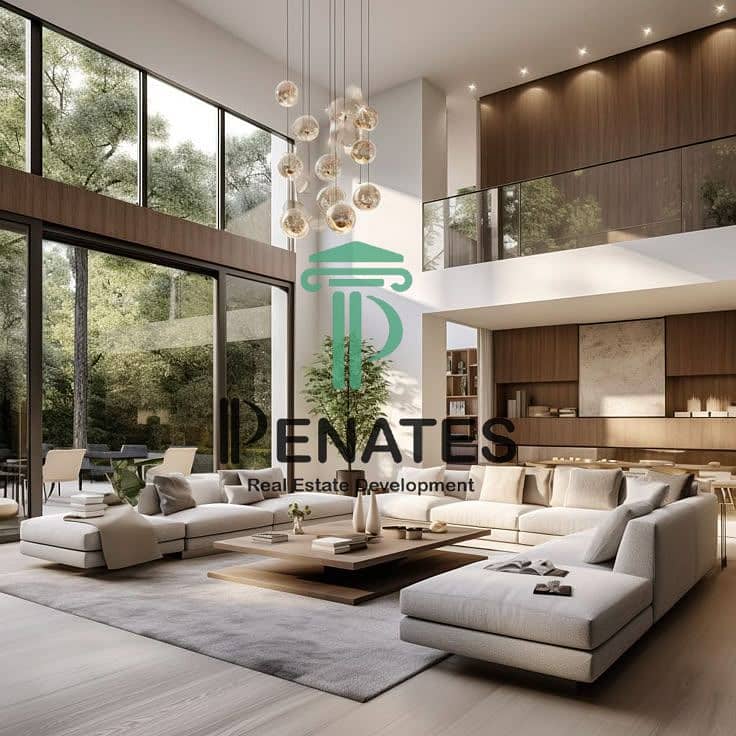 17 This villa’s living room showcases the beauty of…. jpeg