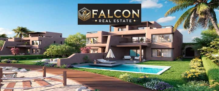 2 Bedroom Chalet for Sale in Ain Sukhna, Suez - Chalets-For-Sale-in-Hacienda-Blue-North-Coast. jpg