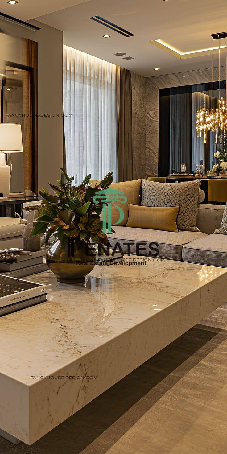4 Natural stone flooring in the living room adds…. jpeg