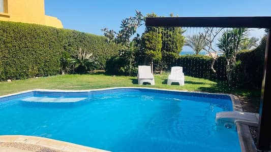 3 Bedroom Villa for Rent in Ain Sukhna, Suez - villa with private pool cancun elsokhna . vib