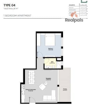 1 Bedroom Flat for Sale in Mostakbal City, Cairo - 1. png