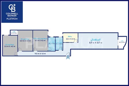 3 Bedroom Apartment for Sale in Laurent, Alexandria - 3. png