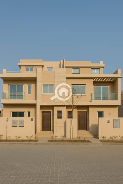3 Bedroom Townhouse for Sale in 6th of October, Giza - 20250602_1728_تعديل الألوان_remix_01jwrgkct6e4n905606ej0jbax. png