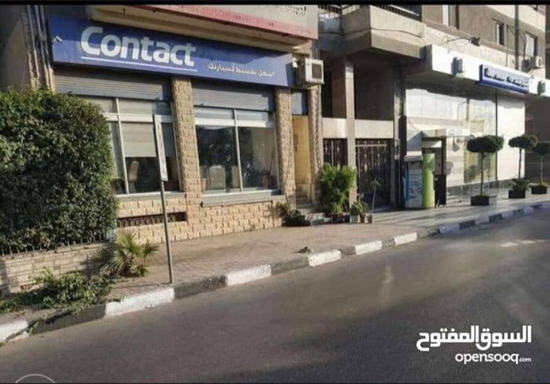 للايجار محل على شارع الجمهوريه الرئيسي