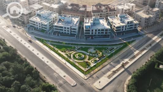3 Bedroom Penthouse for Sale in Shorouk City, Cairo - Drone-Shot-Blurred. png