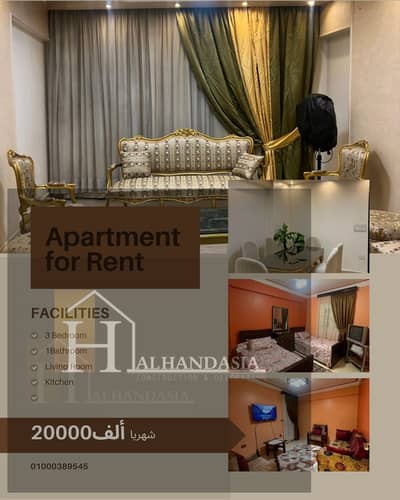 2 Bedroom Apartment for Rent in Nasr City, Cairo - Brown Minimalist Apartment or Property Rent Promotion Instagram Post. png