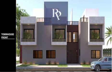 4 Bedroom Townhouse for Sale in 6th of October, Giza - Town House Front. jpg