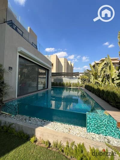 5 Bedroom Villa for Sale in Sheikh Zayed, Giza - villa fully finished ultra modern for sale at jubail compound جبيل