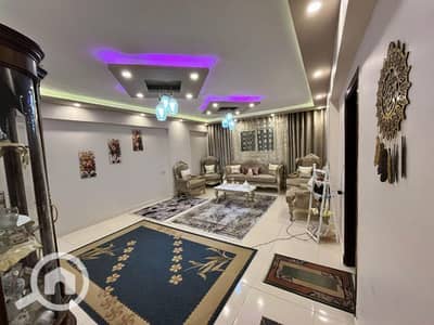 فلیٹ 3 غرف نوم للايجار في سموحة، الإسكندرية - مفروش سموحة مكيف بكمبوند القضاة3غرف وريسبشن ناحية محمودية