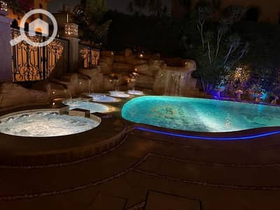 7 Bedroom Villa for Rent in New Cairo, Cairo - فيلا مفروش بحمام سباحة للايجار في الرحاب