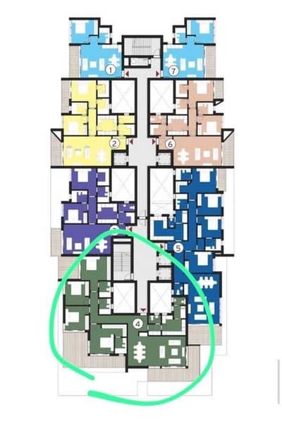 4 Bedroom Flat for Sale in New Cairo, Cairo - شقه ريسيل للبيع بZad parkحجزقديم وعلي اطول مده سداد فيو في غايه الروعه