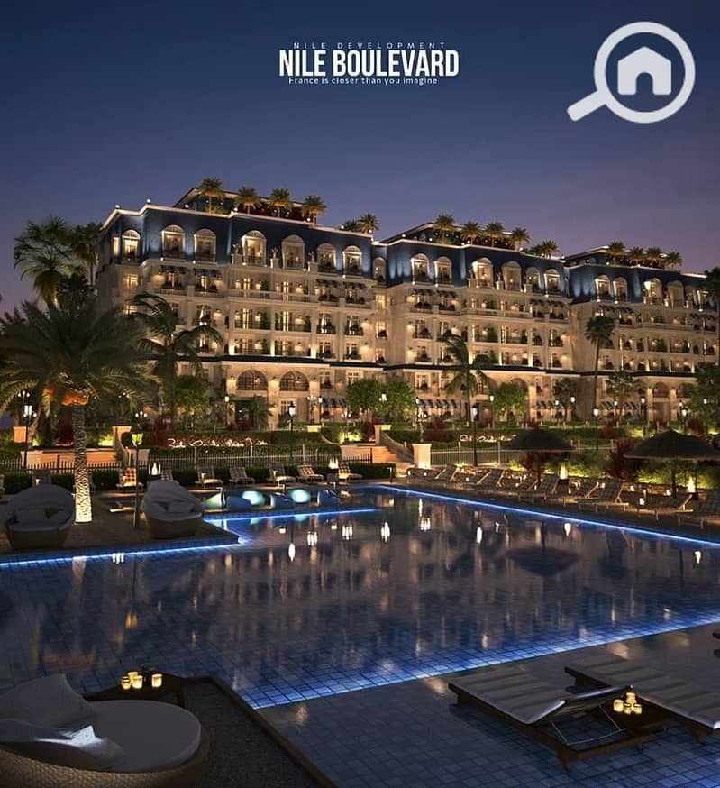 شقة للبيع " بكمبوند بوليفارد " Apartment for Sale in Nile Boulevard شقة للبيع " بكمبوند بوليفارد " Apartment for Sale in Nile Boulevard