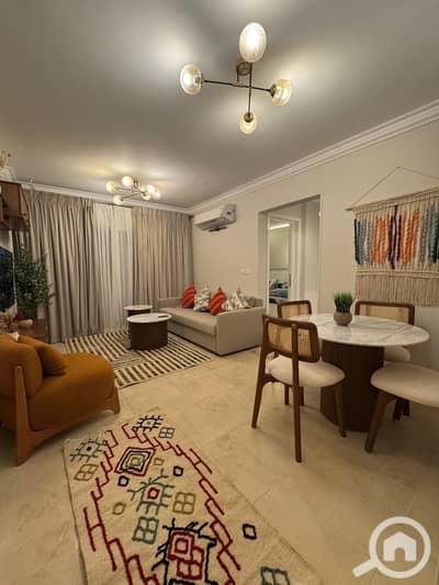 2 Bedroom Flat for Rent in Madinaty, Cairo - شقه 80م للايجار المفروش في مدينتيb12 بفيو مميز وايد جاردن امام الخدمات
