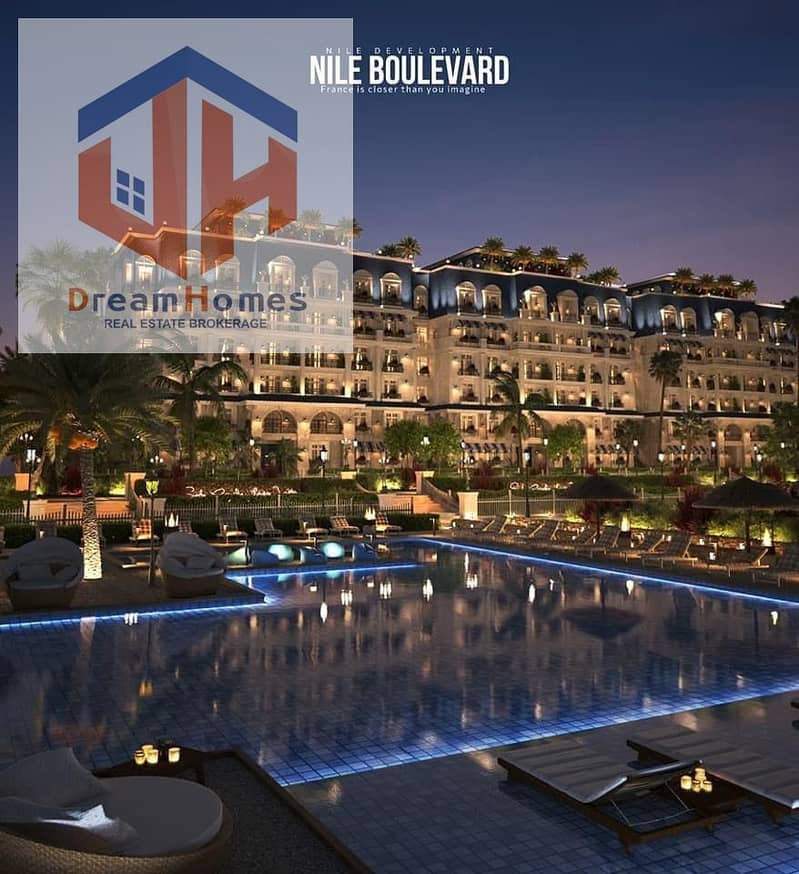 شقة للبيع " بكمبوند بوليفارد " Apartment for Sale in Nile Boulevard شقة للبيع " بكمبوند بوليفارد " Apartment for Sale in Nile Boulevard
