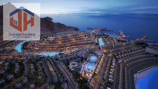 3 Bedroom Chalet for Sale in Ain Sukhna, Suez - امتلك شالية فندقى فاخر بإطلاله لا تعوض على البحر "" IL Monte Galala ""
