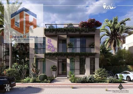 فیلا 4 غرف نوم للبيع في القاهرة الجديدة، القاهرة - "فيلا في كمبوند سعادة " - هوريزون مصر - Villa for Sale in Horizon