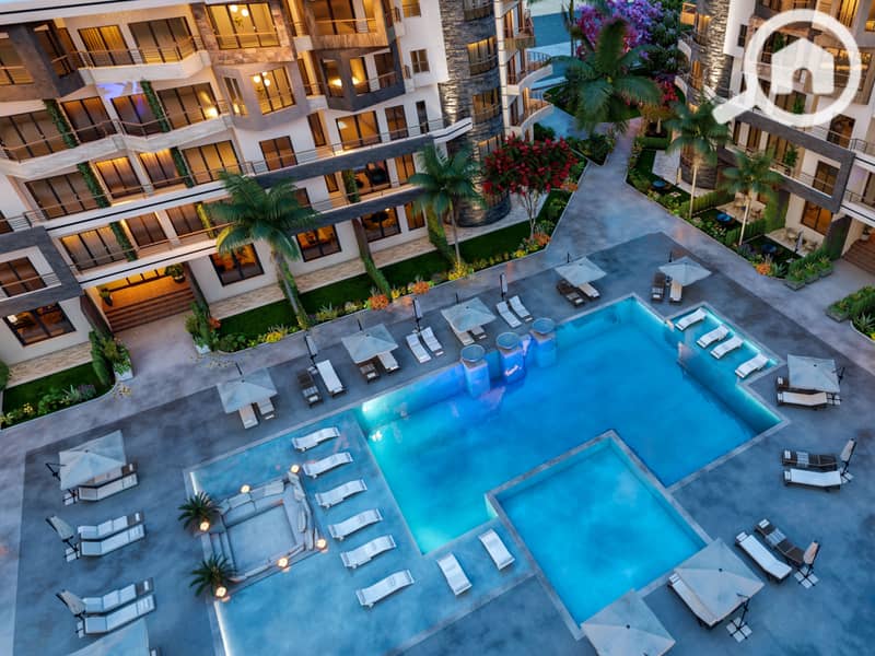 4 Building A pool view. jpg