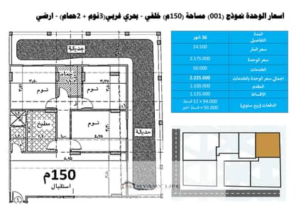 فلیٹ 3 غرف نوم للبيع في حدائق الاهرام، الجيزة - اسعار البيع  ارضي  166و_page-0001. jpg