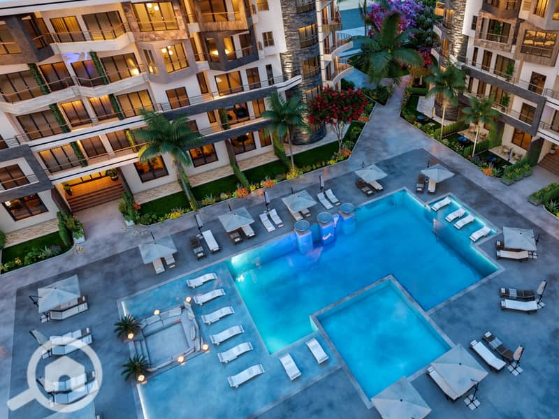 2 Building A pool view. jpg