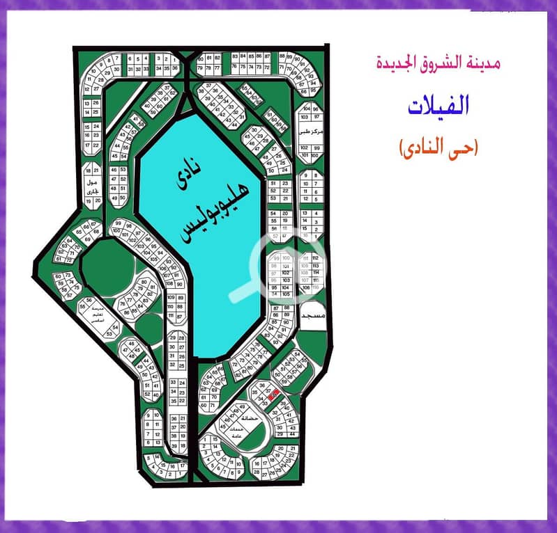 شقة 138م امام نادى هليوبوليس بالشروق (بالتقسيط)