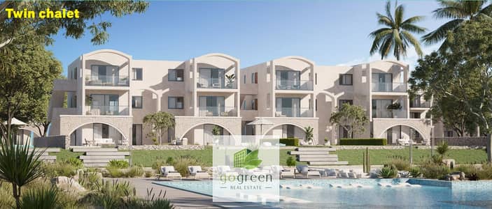 شاليه 2 غرفة نوم للبيع في الساحل الشمالي، مطروح - salt_twin_chalet. png