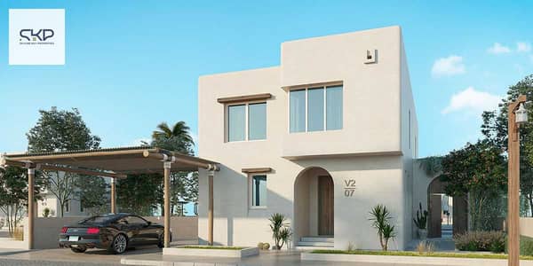 شاليه 2 غرفة نوم للبيع في الساحل الشمالي، مطروح - 1626347060-HWW_0002_front_2nd. jpg