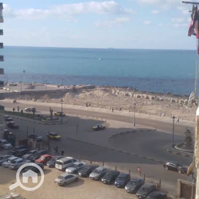 2 Bedroom Flat for Sale in Miami, Alexandria - شقة للبيع ميامي130م فيوللبحروالكورنيش2نوم كبار ورسبشين3ق 3بالكونات