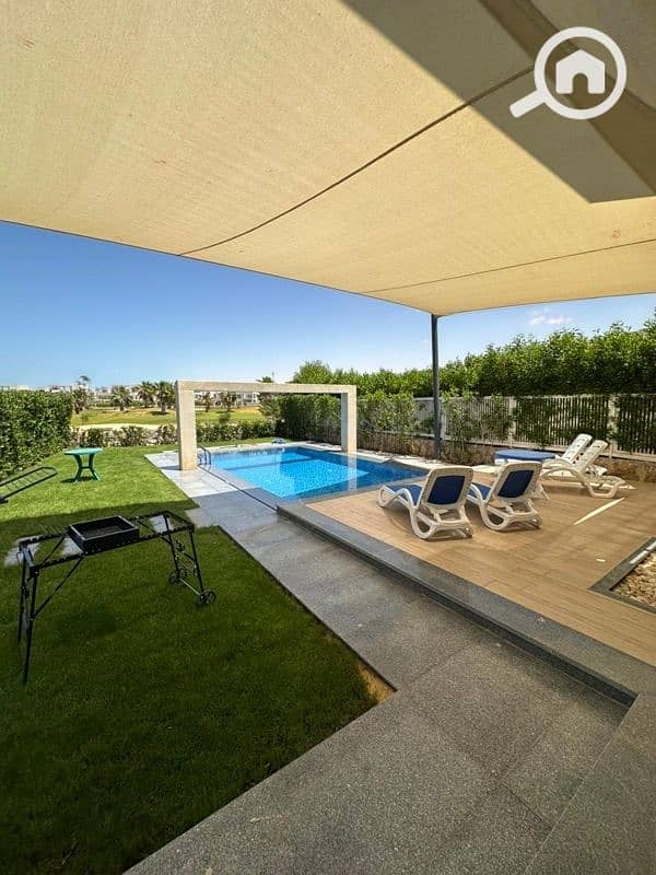 chalet for rent at hacienda bay with pool شاليه هاسيندا باي