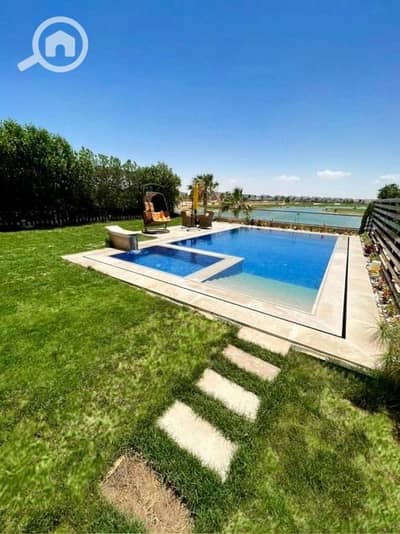 شاليه 3 غرف نوم للايجار في الساحل الشمالي، مطروح - luxurious chalet for rent at hacienda bay with pool شاليه ايجار