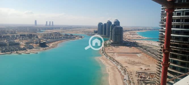 شاليه 3 غرف نوم للبيع في الساحل الشمالي، مطروح - بسعر مميز في ابراج العلمين نورث ايدج شقة متشطبه بالكامل 182 متر