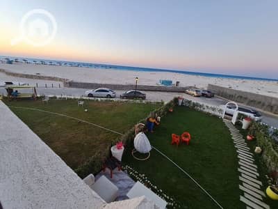 فیلا 5 غرف نوم للبيع في الساحل الشمالي، مطروح - فيلا اول صف بحر بقريه قرطاج الساحل الشمالى بالفرش والاجهزه