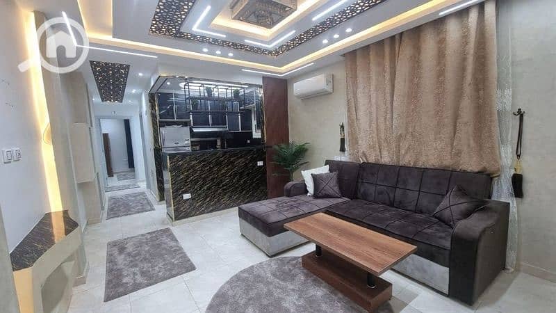 *شقة مفروشة بالكامل للإيجار في أميز مكان بزهراء المعادي –